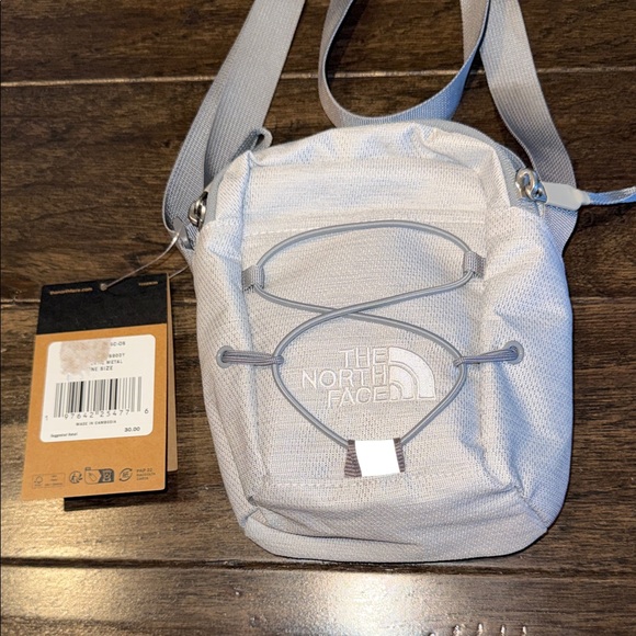 The North Face Handbags - NWT The North Face Jester Light Gray Crossbody Organizer Bag